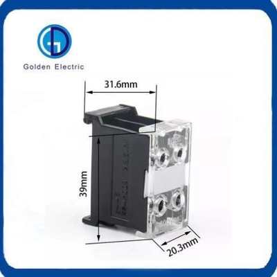 Rectangle 600V Pluggable Terminal Blocks for Push-Pull Connections in Series 1p/2p/3p