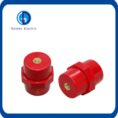 Customization M8 Brass Insert Low Voltage Busbar Support Plastic Standoff Insulator SM30