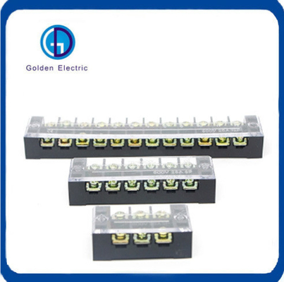 Tb Series Double Row Screw Terminal Fixed Type Fence Terminal Blocks 1 Piece Min.Order