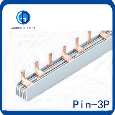 Red Copper and Fire-Resistant PVC Material Details 2 Phase Fork Bus Bar with Competitive