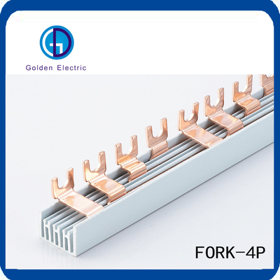 MCB Copper Busbar Terminal Block Connector with U or Fork Type and ISO9001 Certification