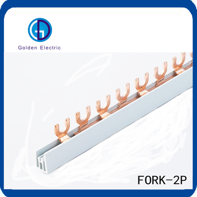 MCB Copper Busbar Terminal Block Connector with U or Fork Type and ISO9001 Certification