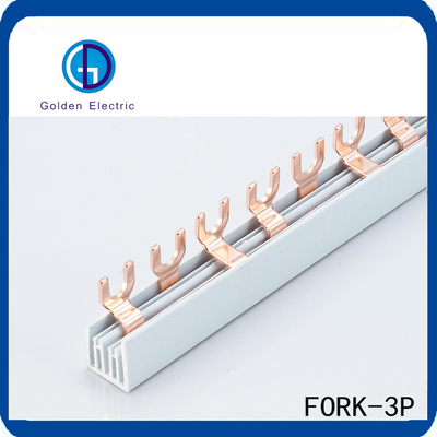 MCB Copper Busbar Terminal Block Connector with U or Fork Type and ISO9001 Certification