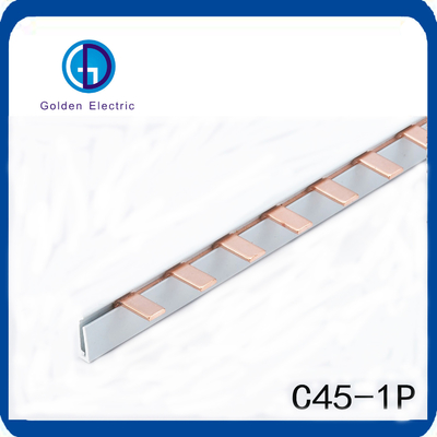 MCB Copper Busbar Terminal Block Connector with U or Fork Type and ISO9001 Certification