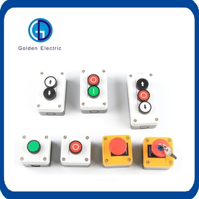 2no and 2 Nc Push Button Switch Control Box with ABS Plastic Single-pole on-off Switch