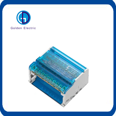 Brass Cable Connector Power Distribution Bus Bar Terminal Block Box DIN Rail Mounted Terminal