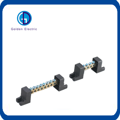 US 3/Piece 1 Meter Brass Terminal Block for Customized 4/6/8/10/12/14/16/18/24 Ways