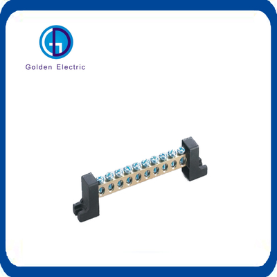 US 3/Piece 1 Meter Brass Terminal Block for Customized 4/6/8/10/12/14/16/18/24 Ways