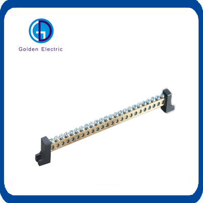 US 3/Piece 1 Meter Brass Terminal Block for Customized 4/6/8/10/12/14/16/18/24 Ways