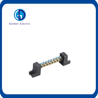 US 3/Piece 1 Meter Brass Terminal Block for Customized 4/6/8/10/12/14/16/18/24 Ways