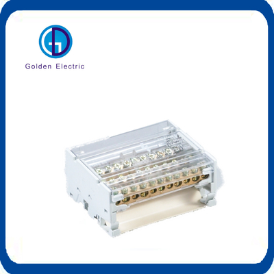 Brass PP Terminal Block Screw 125A Connection Box Wiring Distribution Block Junction Box