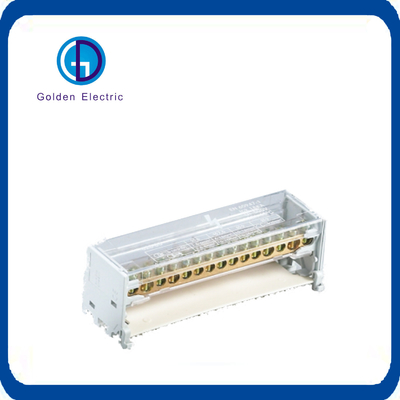 Brass PP Terminal Block Screw 125A Connection Box Wiring Distribution Block Junction Box