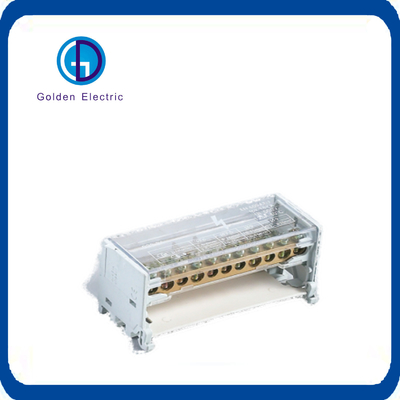 Brass PP Terminal Block Screw 125A Connection Box Wiring Distribution Block Junction Box