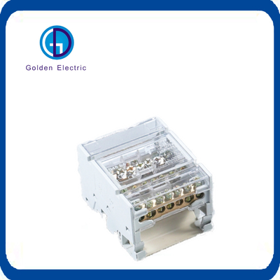 Brass PP Terminal Block Screw 125A Connection Box Wiring Distribution Block Junction Box