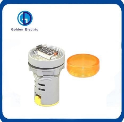 Single-Phase Digital Display 22mm 12V LED Indicator Signal Lamp for 6V/12V/24V/36V/48V