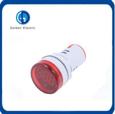 Single-Phase Digital Display 22mm 12V LED Indicator Signal Lamp for 6V/12V/24V/36V/48V