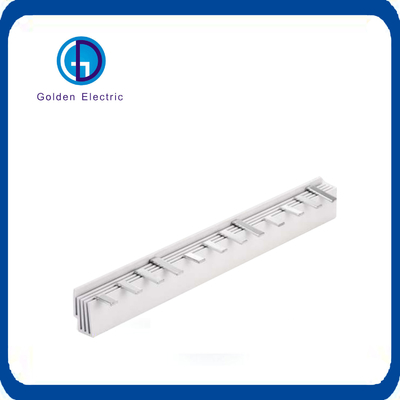 US gecertificeerde 1/2/3/4 polspinvork type CE OEM ODM elektrische koperen busbar voor Mcbs