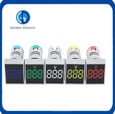0.1 Accuracy Plastic Digital Voltmeter LED Indicator Light Warning Light for AC60-500V
