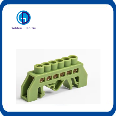 Insulated Neutral and Earth Terminal Block CE Certified US 3/Piece Samples Insulated