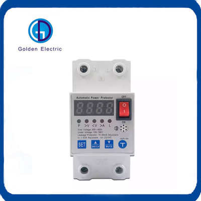 63A 220V Leakage Protection Circuit Breaker with Over and Under Voltage Protection