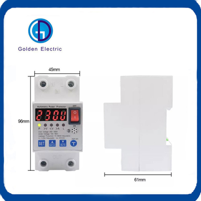 63A 220V Leakage Protection Circuit Breaker with Over and Under Voltage Protection