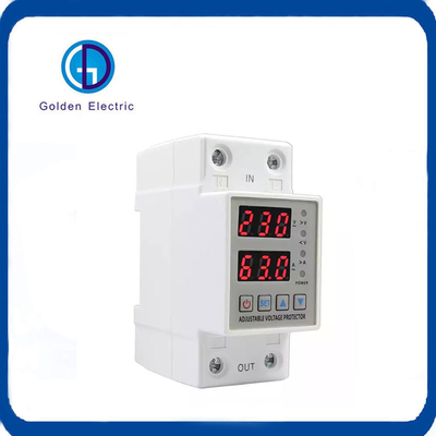 Dual Display AC Digital Under Voltage Protector 40A Current Protection Limiter