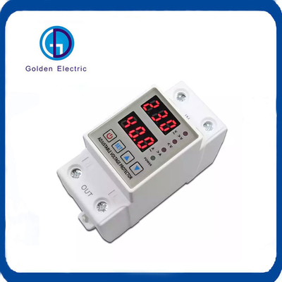 Dual Display AC Digital Under Voltage Protector 40A Current Protection Limiter