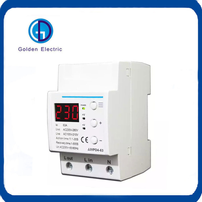 LED-display Digitaal spanningsbeschermer voor overbelastingsbeschermingsrelais 3p 63A 230V