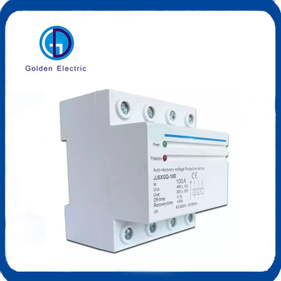380V 60A DIN Rail Voltage Protective Device Auto Recovery with Three Phase