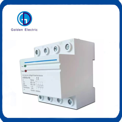 380V 60A DIN Rail Voltage Protective Device Auto Recovery with Three Phase