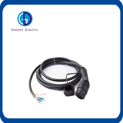 Energy Car Black 16A Type 2 Charging Cable Single Phase With DC Power Input