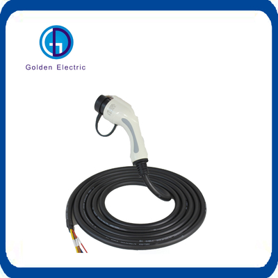Energy Car Black 16A Type 2 Charging Cable Single Phase With DC Power Input