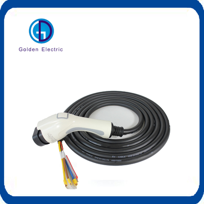 Energy Car Black 16A Type 2 Charging Cable Single Phase With DC Power Input