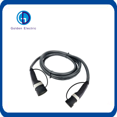 Energy Car Black 16A Type 2 Charging Cable Single Phase With DC Power Input