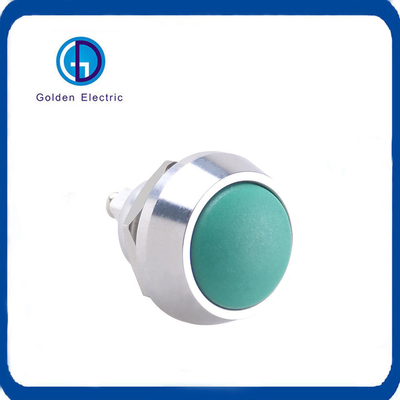 High Head 12mm 12V Metal Momentary Switch Illuminated with Single Pole