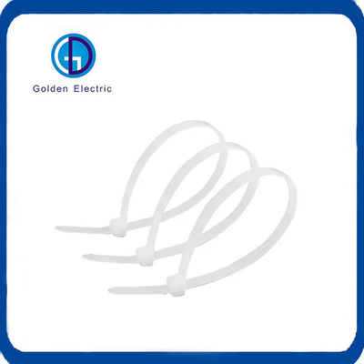 Customized White Self Locking Cable Tie PA66 With RoHS Certification