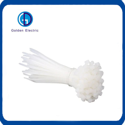 Customized White Self Locking Cable Tie PA66 With RoHS Certification