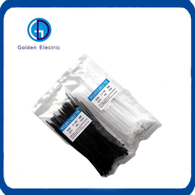 Customized White Self Locking Cable Tie PA66 With RoHS Certification