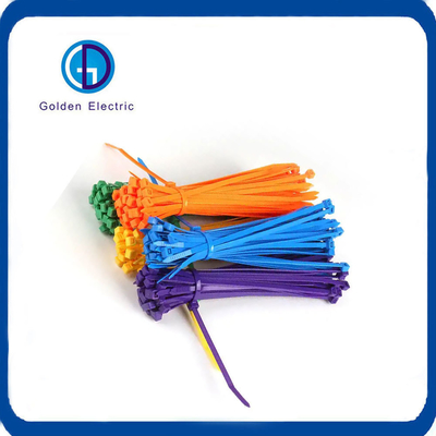 3.6mm Multi Color Nylon Cable Tie Erosion Resistant For Quick Cable Management