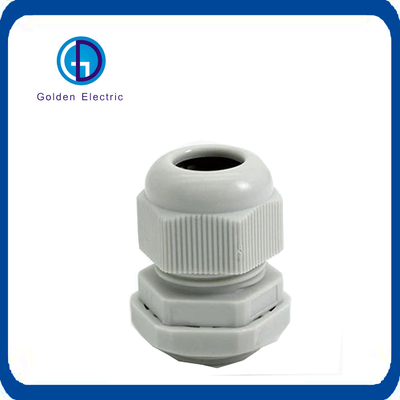 Customized IP68 Waterproof Nylon Cable Gland with Metallic Color and CE Metric Thread