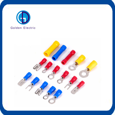 Insulated Ring Terminals PVC Shell Material Full Range Wire Connector Cord End Terminals