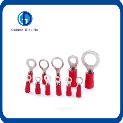 Insulated Ring Terminals PVC Shell Material Full Range Wire Connector Cord End Terminals