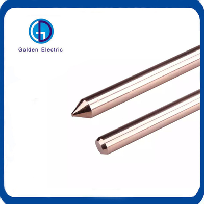 Direct Earthing Method 14.2mm Copper Ground Earthing Rod with Customization Request