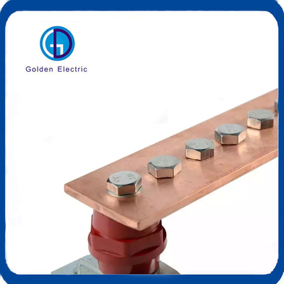 CE Certified 3mm-20mm Thickness Copper Earth Busbars for Electrical Grounding Protection