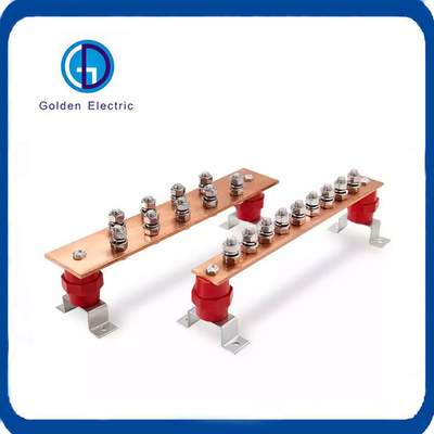 CE Certified 3mm-20mm Thickness Copper Earth Busbars for Electrical Grounding Protection