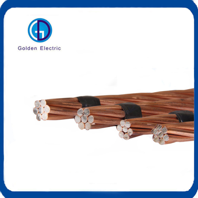 Bare Insulation Material Copper Clad Steel Conductor 16mm2 300mm2 Electrical Wire