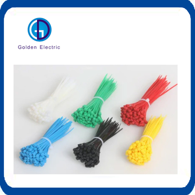 2.5 * 100mm Custom Size Plastic Multi Color Nylon kabelbanden voor 1 stuk Min.Order