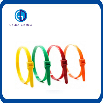 2.5 * 100mm Custom Size Plastic Multi Color Nylon kabelbanden voor 1 stuk Min.Order