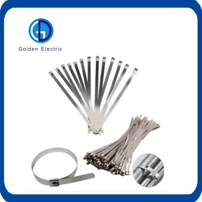 Ball Type Self Locking Cable Ties Flame Retardant for Wire Management