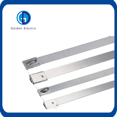 Ball Type Self Locking Cable Ties Flame Retardant for Wire Management